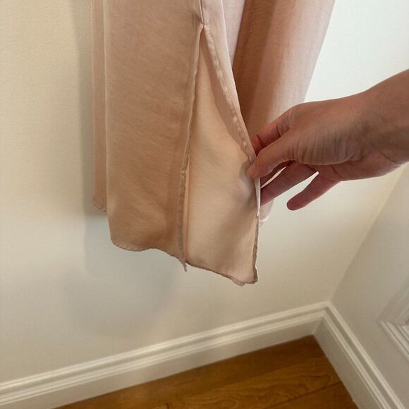 Bardot Ithaca Satin Champagne Feminine Dreamy Maxi Dress Size 4 NWT - Picture 7 of 10